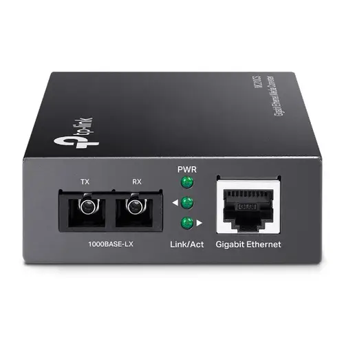 MC210CS convertidor de medio 1000 Mbit/s 1310 nm Monomodo Negro - Imagen 3
