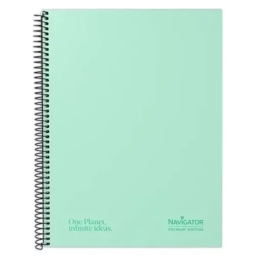 BLOC NAVIGATOR A4 80h HZ PASTEL MINT - Pack de 5 unidades