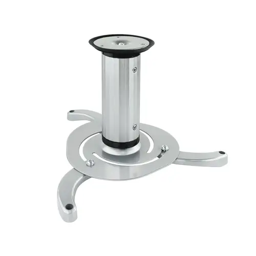 SOPORTE UNIVERSAL DE TECHO GIRATORIO 360º PARA PROYECTOR PLATA - Imagen 1
