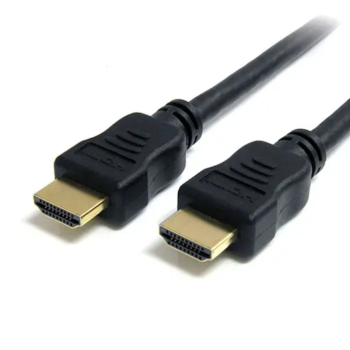 Cable de 1m HDMI - Cable HDMI de Alta Velocidad con Ethernet 4K - HDMI UHD 4K 30Hz - Ancho de Banda de 10,2Gbps - Cable de Vídeo HDMI 1.4 Macho a Macho 28AWG - HDCP 1.4 - Negro - Imagen 1