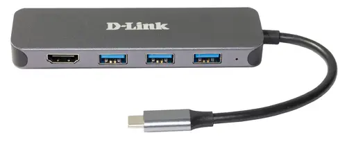 DUB-2333 base para portátil y replicador de puertos Alámbrico USB Tipo C Gris - Imagen 2