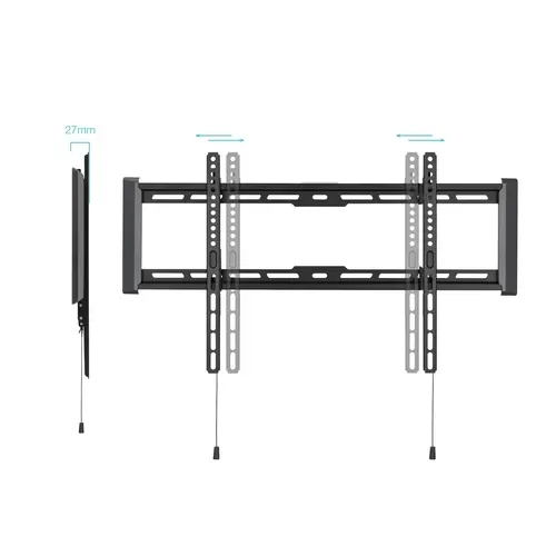 Soporte Fijo de pared para pantallas 37"- 80", Negro - Imagen 2