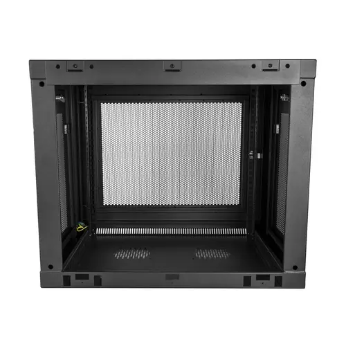 Armario Rack de Pared para Servidores 9U 19"2 Columnas y Estante 1U - Rack de Servidores de Montaje en Pared - Rack Ventilado para Equipo de Red - Imagen 3