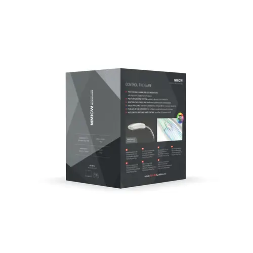 MMICX, Micrófono Estudio Profesional LED, Mute, USB+Jack 3.5mm, Negro - Imagen 8