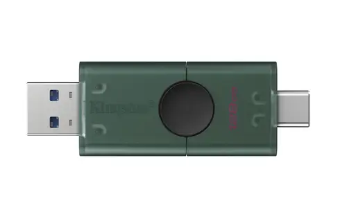 DataTraveler 128GB USB-A + USB-C 3.2 Gen 1 DuoG2 - Imagen 2