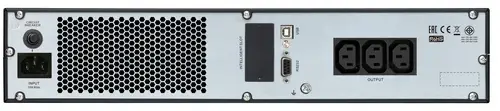 SRV1KRI sistema de alimentación ininterrumpida (UPS) Doble conversión (en línea) 1 kVA 800 W 3 salidas AC - Imagen 3