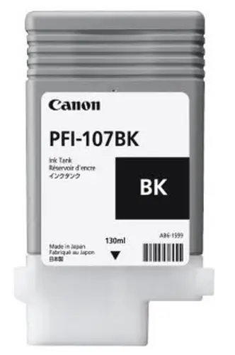 PFI-107BK cartucho de tinta 1 pieza(s) Original Negro - Imagen 1