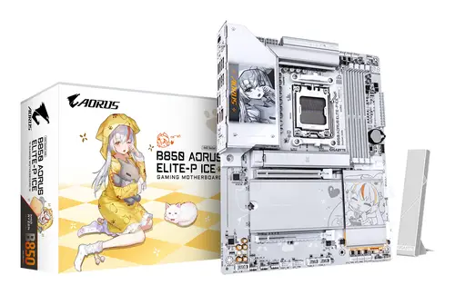 B850 AORUS ELITE-P ICE Placa Base - Imagen 1