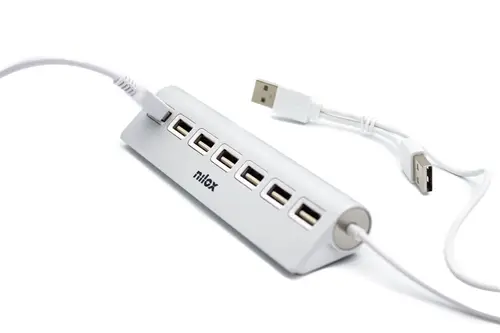 HUB sobremesa de aluminio con 7 puertos USB 2.0 - Imagen 3