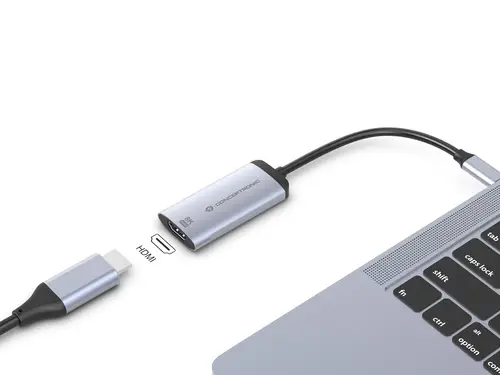 ABBY23G Adaptador gráfico USB 7680 x 4320 Pixeles Plata - Imagen 3