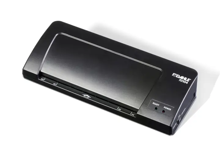 70104 Plastificadora en frío/caliente 250 mm/min Negro