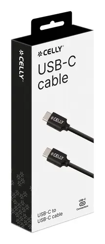 USBCUSBCBK cable USB USB 2.0 1 m USB C 60 W Negro - Imagen 2