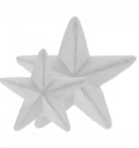 ESTRELLAS POLIESPAN FIXO 7,5 cm. PACK 6
