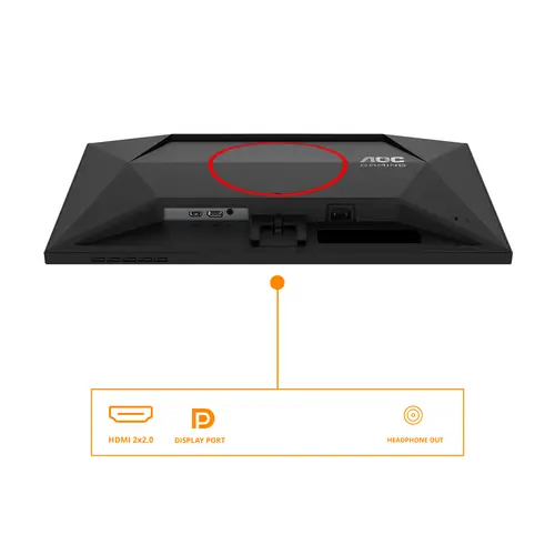 G4 Q24G4RE pantalla para PC 60,5 cm (23.8") 2560 x 1440 Pixeles Quad HD LED Negro, Rojo - Imagen 15