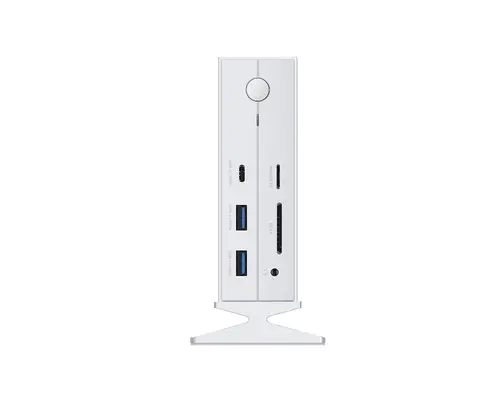 DUF-E01/E base para portátil y replicador de puertos Alámbrico Thunderbolt 4 Blanco - Imagen 3
