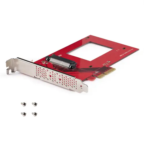 Tarjeta Adaptador U.3 a PCIe - Adaptador PCIe 4.0 x4 para SSDs U.3 NVMe de 2,5" - Tarjeta de Expansión PCI Express SFF-TA-1001 - se Ajusta a TAA - Imagen 7