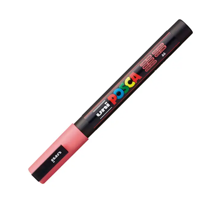 MARCADOR UNI-BALL POSCA PC3M 0.9-1.3MM ROSA CORAL