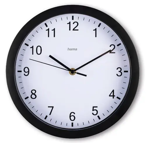 Elba Reloj de cuarzo Alrededor Negro, Blanco - Imagen 1
