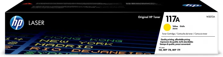 Cartucho de tóner Original Laser 117A amarillo
