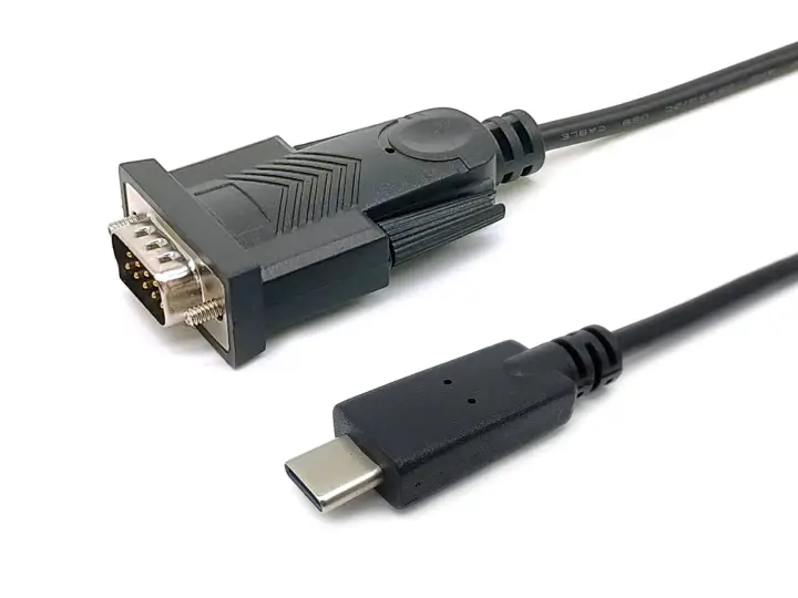 Cable USB-C a serie (DB9), M/M, 1,5 m