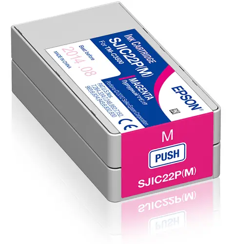 SJIC22P(M): Ink cartridge for ColorWorks C3500 (Magenta) - Imagen 1