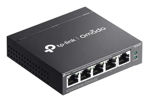 Omada ES205G Gestionado Gigabit Ethernet (10/100/1000) Energía sobre Ethernet (PoE) Negro - Imagen 4