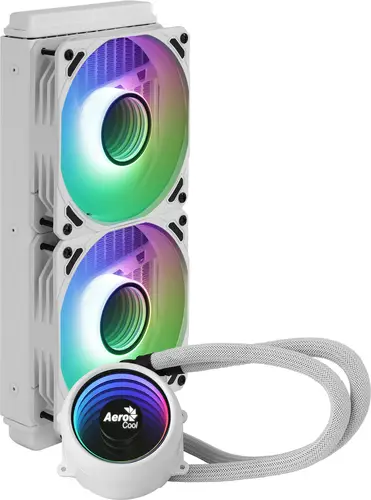 MIRAGEL240W Refrigeración Líquida CPU 2xVentilador 12cm ARGB TDP 400W Blanco - Imagen 3