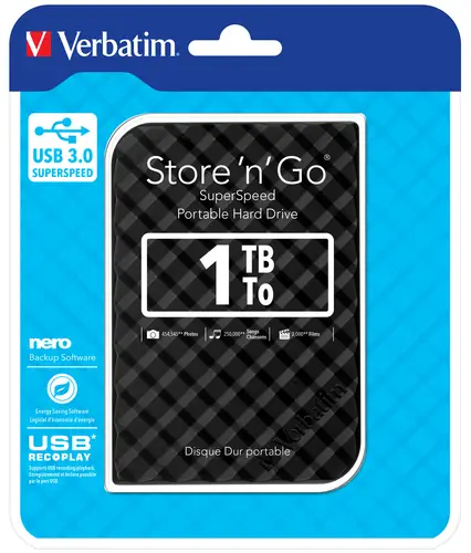 Disco Duro Portátil Store 'n' Go USB 3.0 de 1 TB en color Negro - Imagen 5