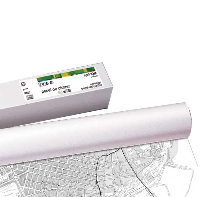 R. PAPEL PLOTTER FABRISA PLANOS 91.4CMX175M 80GR