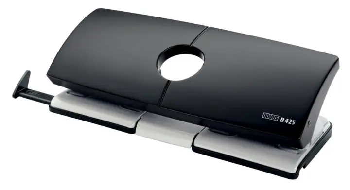 B 425 perforador de papel 25 hojas Negro, Gris - Imagen 1