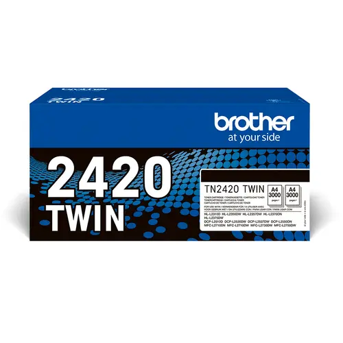 TN-2420TWIN cartucho de tóner 2 pieza(s) Original - Imagen 1