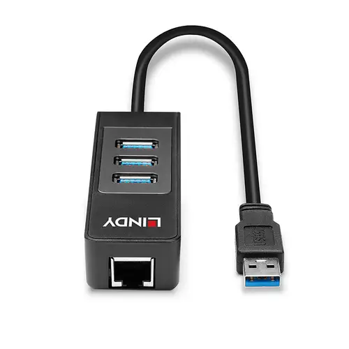 43176 hub de interfaz USB 3.2 Gen 1 (3.1 Gen 1) Type-A 5000 Mbit/s Negro - Imagen 4