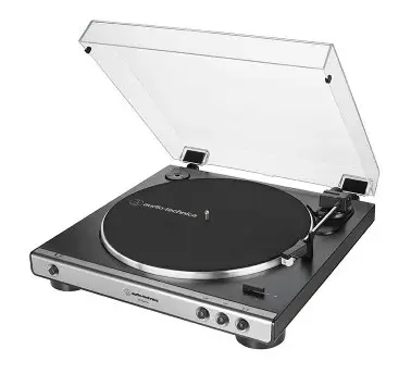 AT-LP60XUSB Tocadiscos de tracción por correa Gris, Metálico To..
