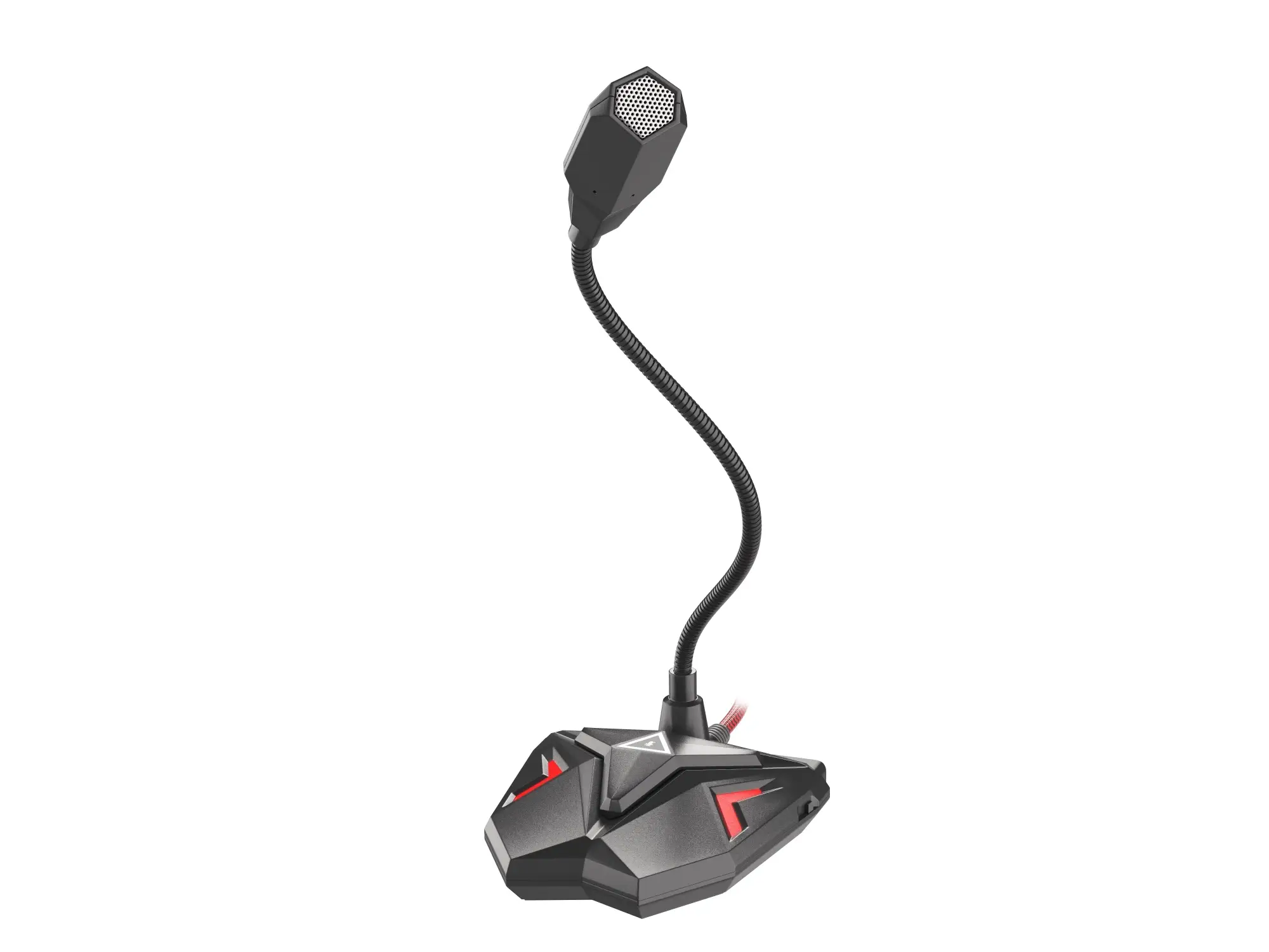 Radium 100 Negro, Rojo Micrófono para PC