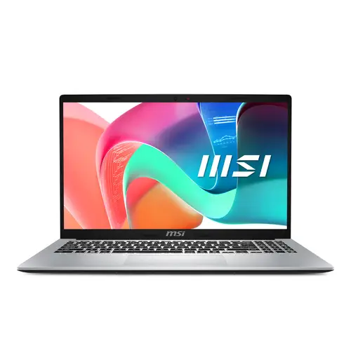 Modern 15 F1MG-256XES Intel Core 5 120U Portátil 39,6 cm (15.6") Full HD 16 GB DDR4-SDRAM 512 GB SSD Wi-Fi 6E (802.11ax) FreeDOS Plata - Imagen 1