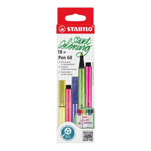 Pen 68 rotulador Medio Multicolor 18 pieza(s) - Imagen 4