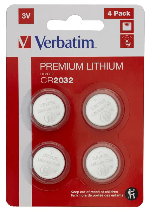 CR2032 Batería de un solo uso Litio