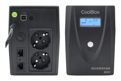 SAI Guardian 3 LCD 800VA 480W 2 Schukos + Software - Imagen 3