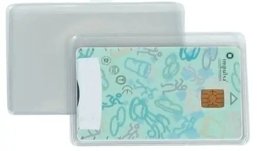 FUNDA CARNET IBERP.PVC 150µ 55x85 P/50