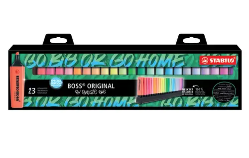 BOSS ORIGINAL marcador 23 pieza(s) Punta de cincel Multicolor - Imagen 1