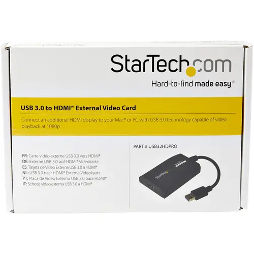 Adaptador USB 3.0 HDMI - Certificado con DisplayLink - 1920x1200 - Imagen 4