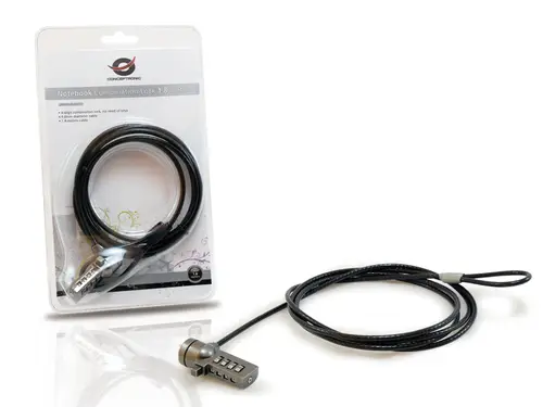 CNBCOMLOCK18 cable antirrobo Negro 1,8 m - Imagen 5