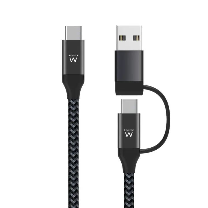 EW9918 cable USB USB 3.2 Gen 1 (3.1 Gen 1) 1 m USB C Negro