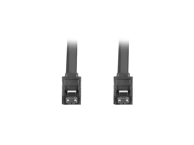 CA-SASA-14CU-0050-BK cable de SATA 0,5 m SATA 7-pin Negro