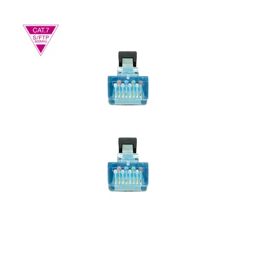 Cable de Red Cat.7 600MHZ LSZH SFTP PIMF AWG26, Negro, 25 cm - Imagen 3