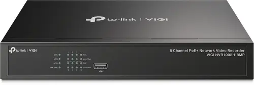VIGI NVR1008H-8MP Grabadore de vídeo en red (NVR) Negro - Imagen 1
