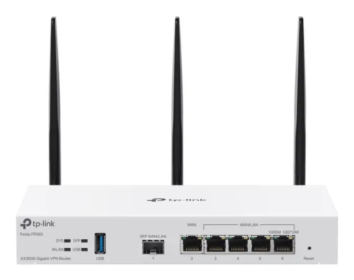 FESTA FR365 router inalámbrico Gigabit Ethernet Dual-band (2.4GHz + 5GHz or 2.4GHz + 6GHz) Blanco