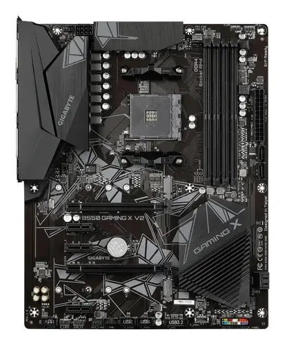 B550 Gaming X V2 Placa base - Procesadores AMD Ryzen 5000, VRM de 10+3 fases, hasta 4733 MHz DDR4, 1xPCIe 4.0 + 1xPCIe 3.0 M.2, LAN 1GbE, USB 3.2 Gen 2 - Imagen 2