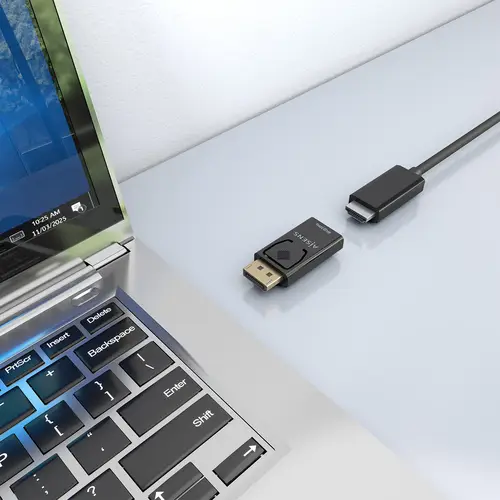 Conversor Displayport A HDMI 4K@30Hz, DP/M-HDMI/H, Negro - Imagen 5