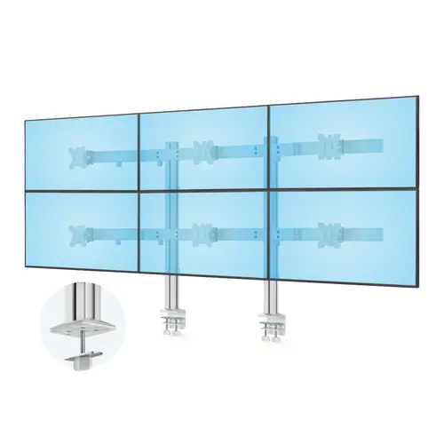 6-MONITOR-ARM-A soporte para monitor 81,3 cm (32") Escritorio Blanco - Imagen 19
